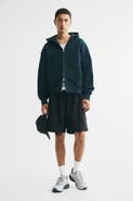 H&M Oversized Printed Hooded Jacket