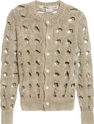 Comme des Garçons Hemp Open Stitch Cardigan