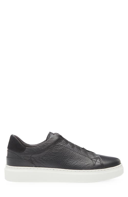 Bruno Magli Salvador Slip-on Sneaker In Black Tumbled