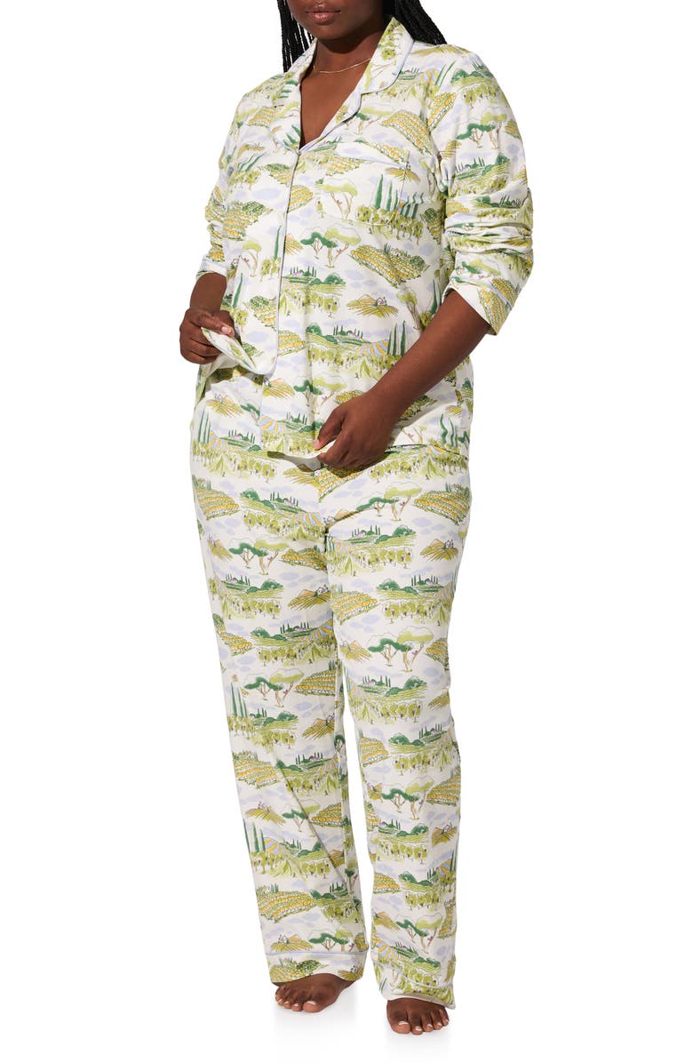 BedHead Pajamas Print Jersey Pajamas, Alternate, color,