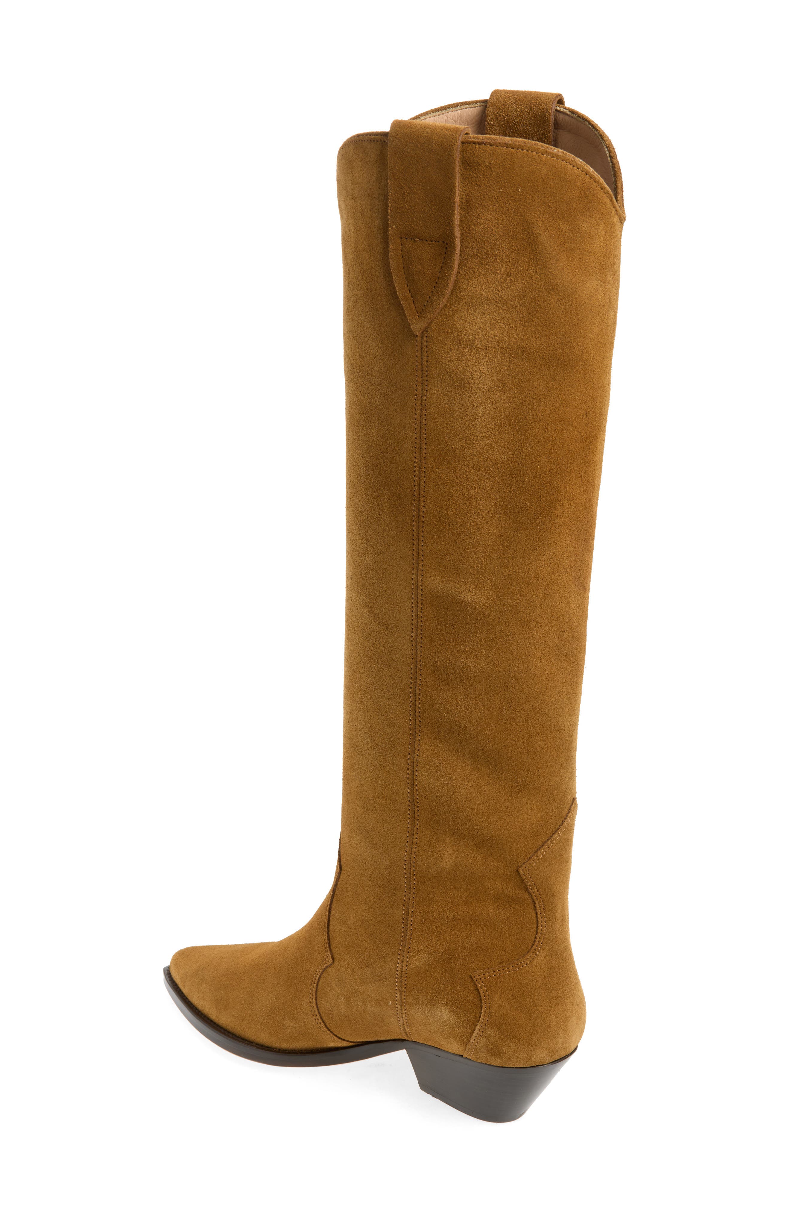 Denvee Tall Western Boot, Alternate, color, COGNAC 50CO