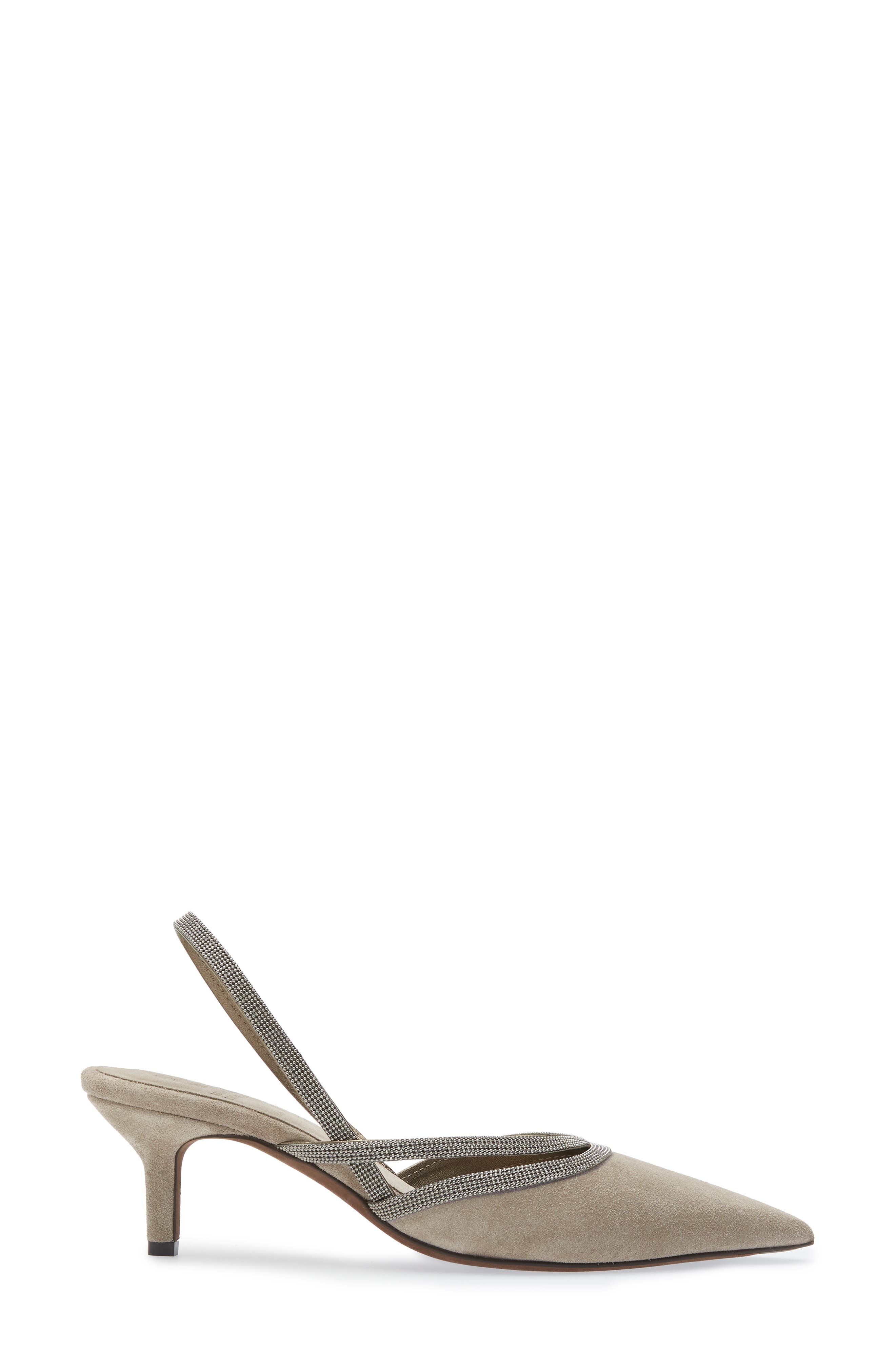 Brunello Cucinelli Monili Slingback Pump, Alternate, color, 