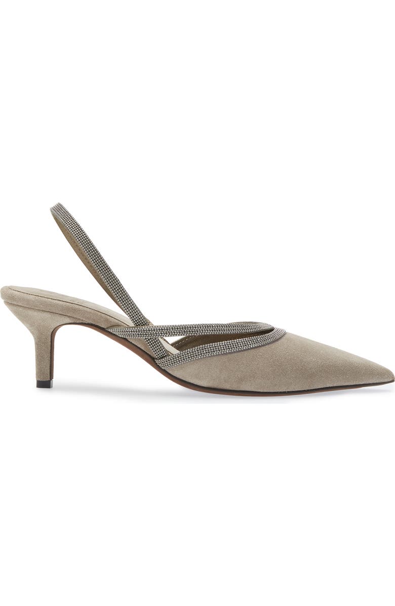 Brunello Cucinelli Monili Slingback Pump, Alternate, color,