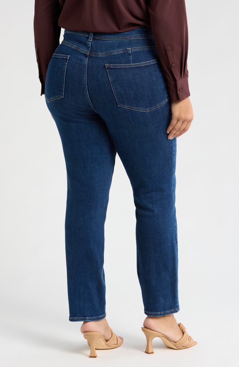 Universal Standard The Perfect High Waist Jeans, Alternate, color, Naval Blue Wash