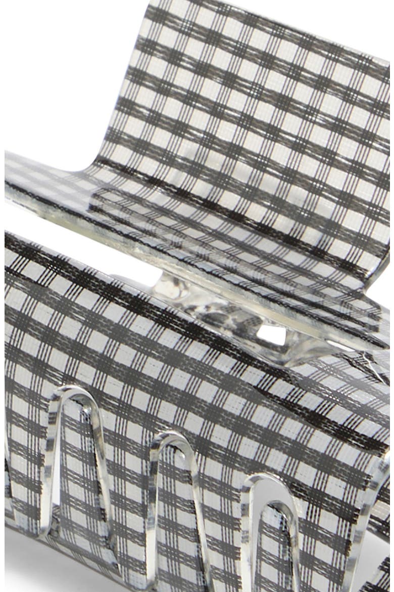 Aubrey Claw Clip, Alternate, color, BLACK/ WHITE