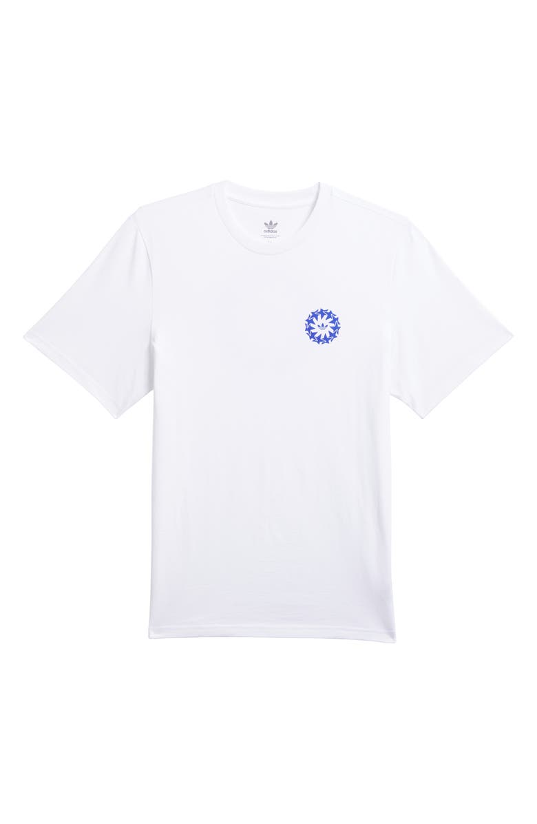 adidas Star Wheel Graphic T-Shirt, Alternate, color, White