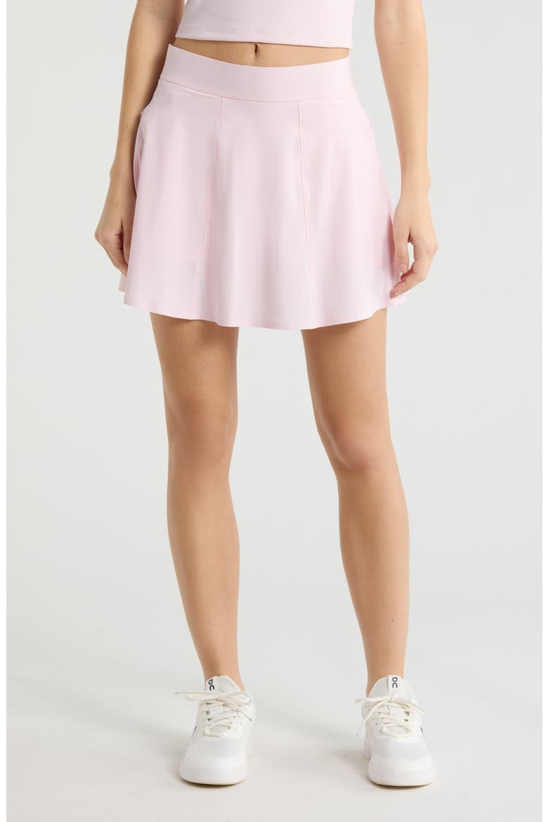 Phoenix Flare Performance Skort, Main, color, BLOOM