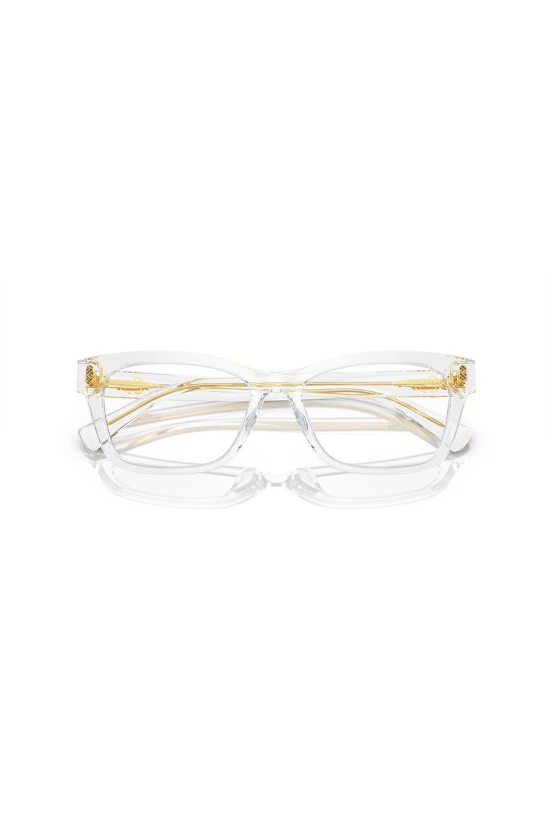 52mm Rectangle optical glasses, Alternate, color, Transparent