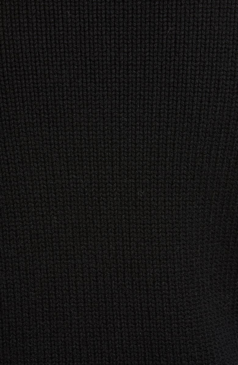 Fendi Logo Embroidered Crop Wool & Cashmere Sweater, Alternate, color, 