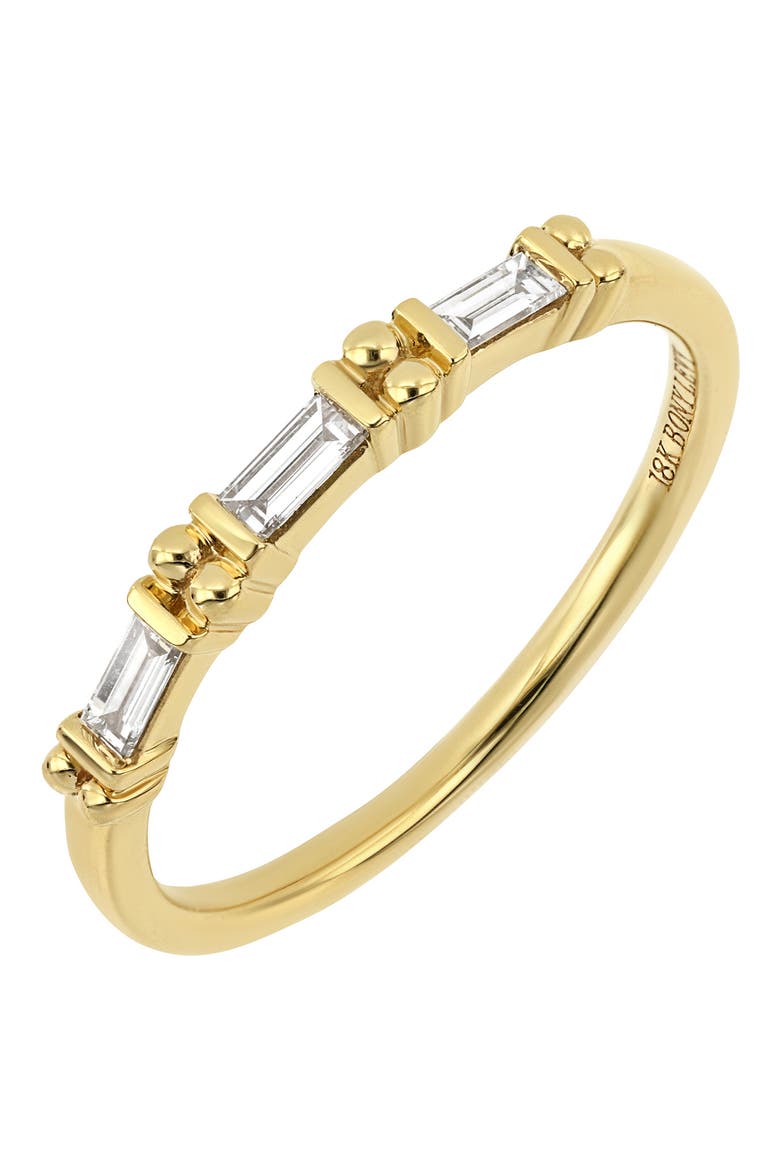 Mykonos Baguette Diamond Ring (Nordstrom Exclusive), Main, color, 18K YELLOW GOLD
