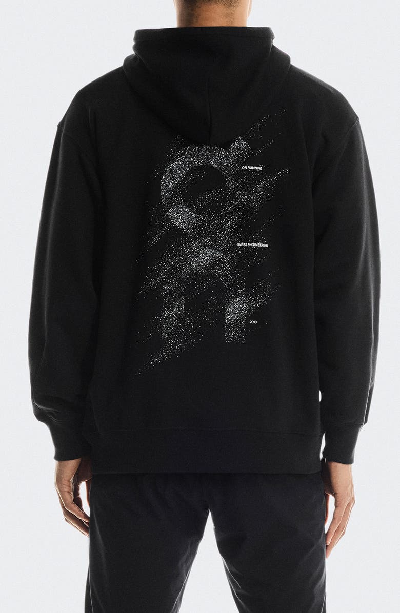 On Club Graphic Hoodie, Alternate, color, Black/ Olive