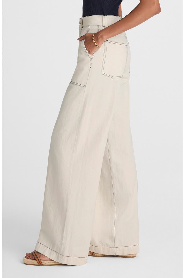 Superwide Leg Utility Jeans, Alternate, color, VINTAGE CANVAS