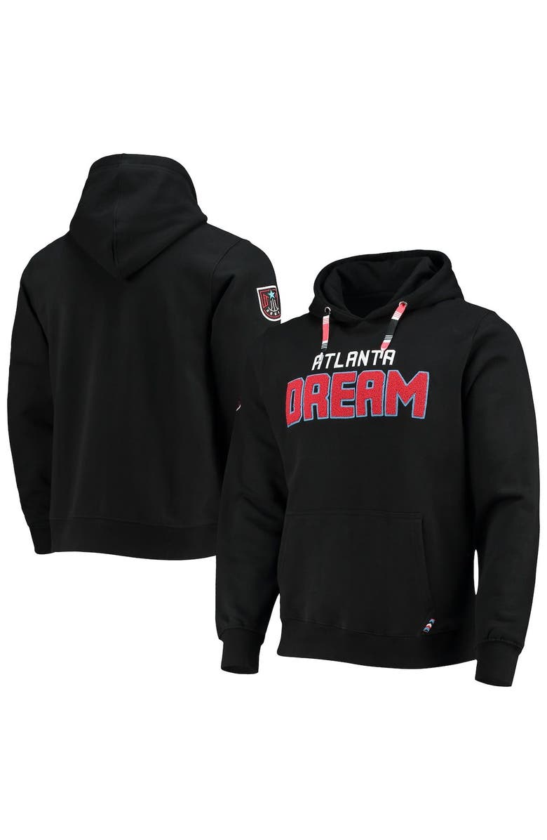 KUR8TED Black Atlanta Dream Pullover Hoodie, Main, color, 