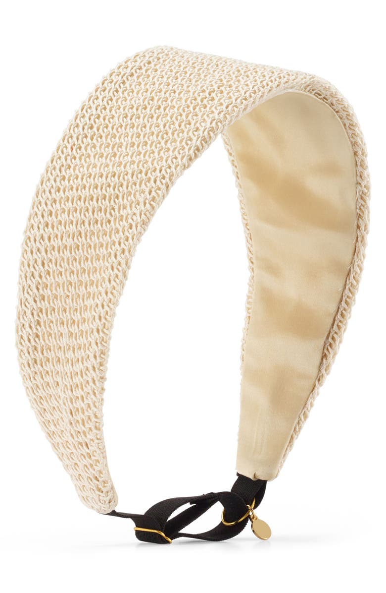 LELET NY Annika Crochet Head Wrap, Main, color, Ivory