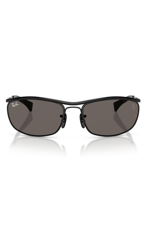 x Ferrari 62mm Oversize Oval Sunglasses