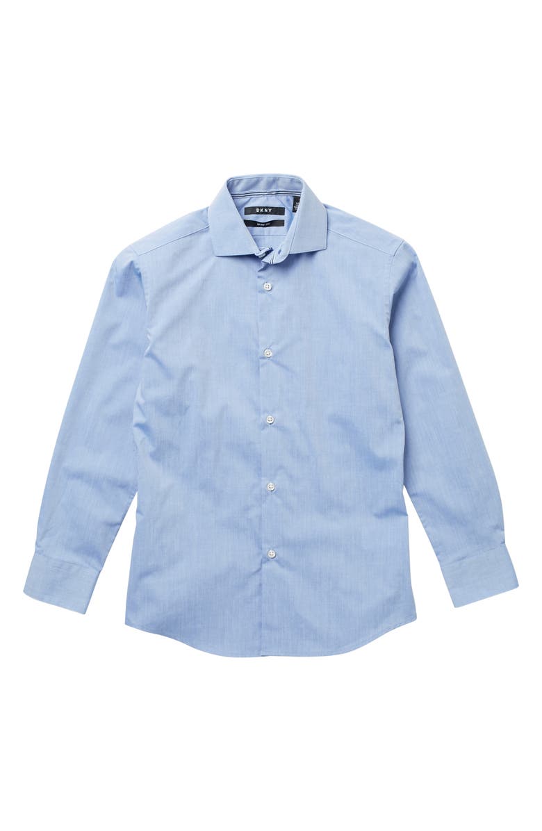 DKNY Button Front Dress Shirt, Main, color, 