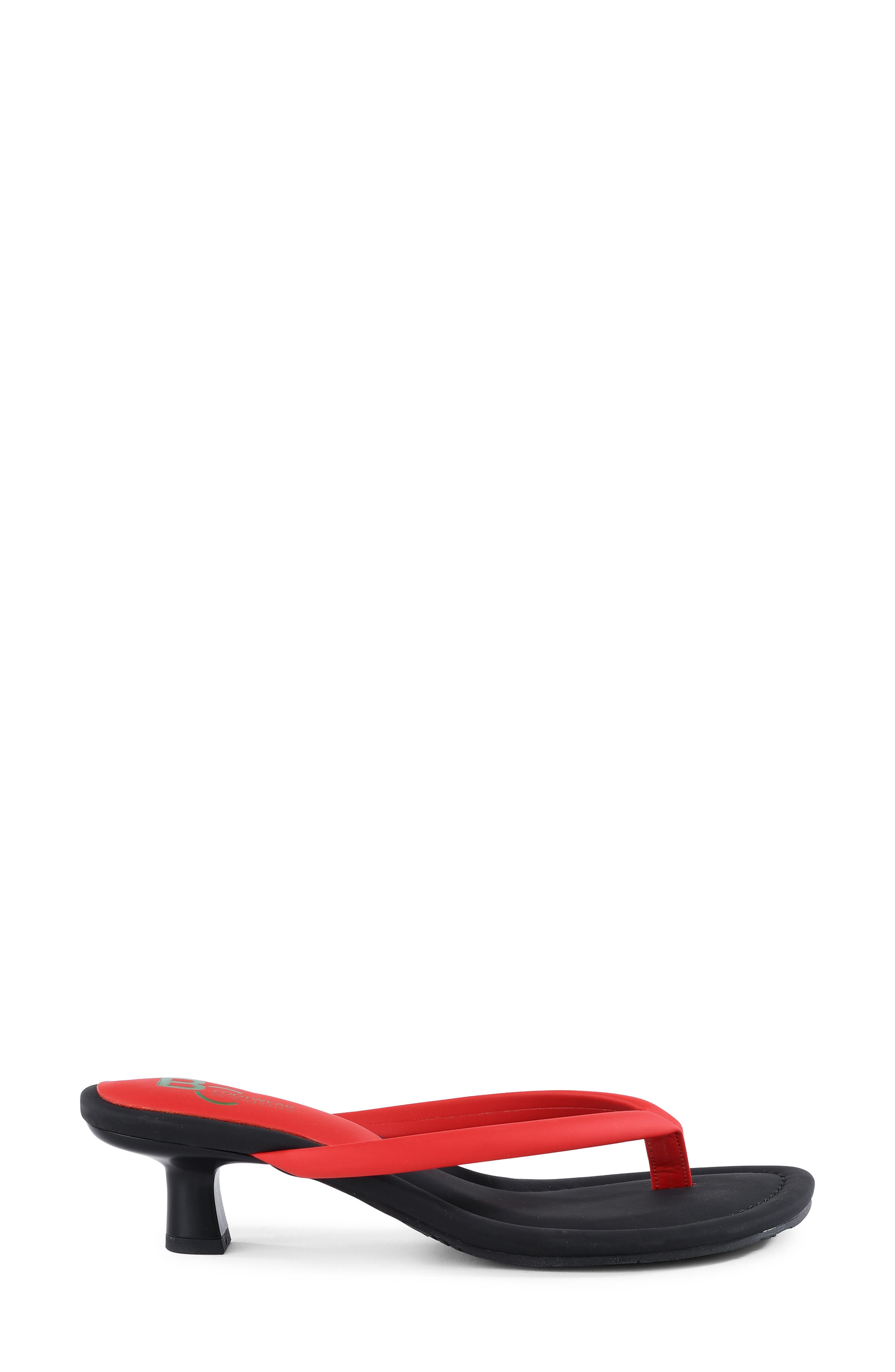 Riptide Kitten Heel Sandal, Alternate, color, RED