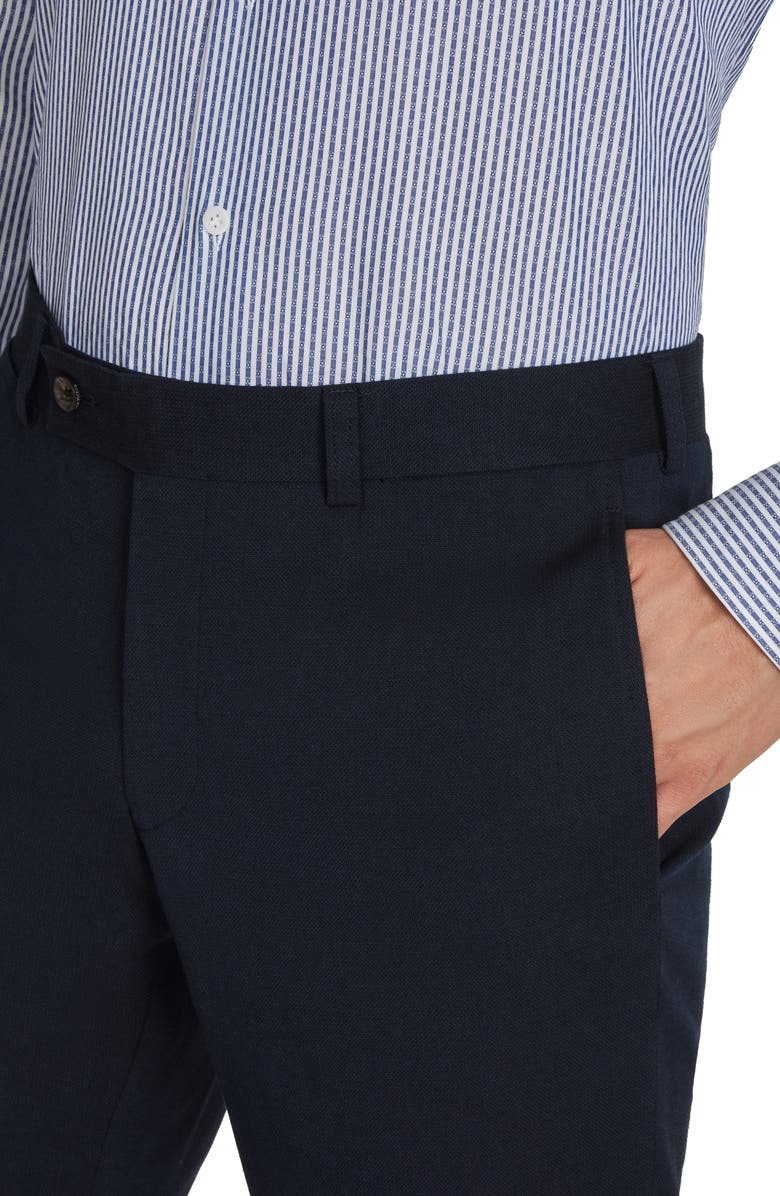 Jack Victor Palmer Stretch Cotton & Wool Pants, Alternate, color, Mid Blue