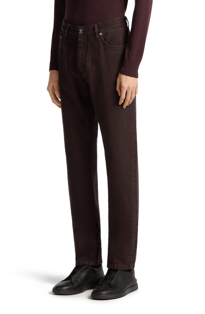 ZEGNA Stonewash City Fit Jeans, Main, color,