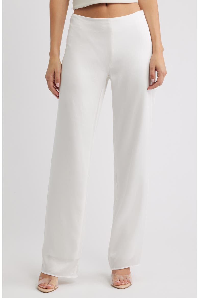 Leona Skirt & Pants Set, Alternate, color, WHITE