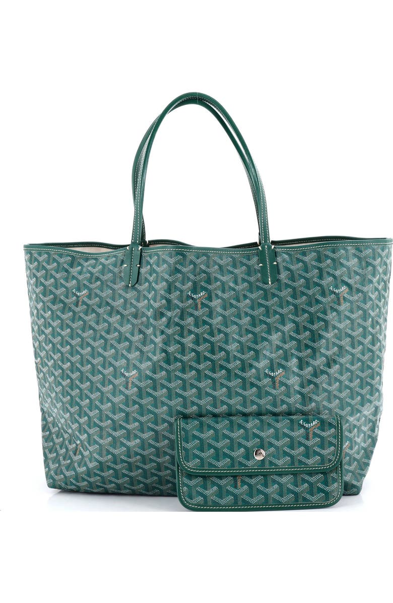 Pre-Owned Goyard Saint Louis Tote Coated Canvas GM, Alternate, color, Green