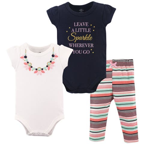 Soft Cotton Two-Piece Outfit Bodysuit & Pants