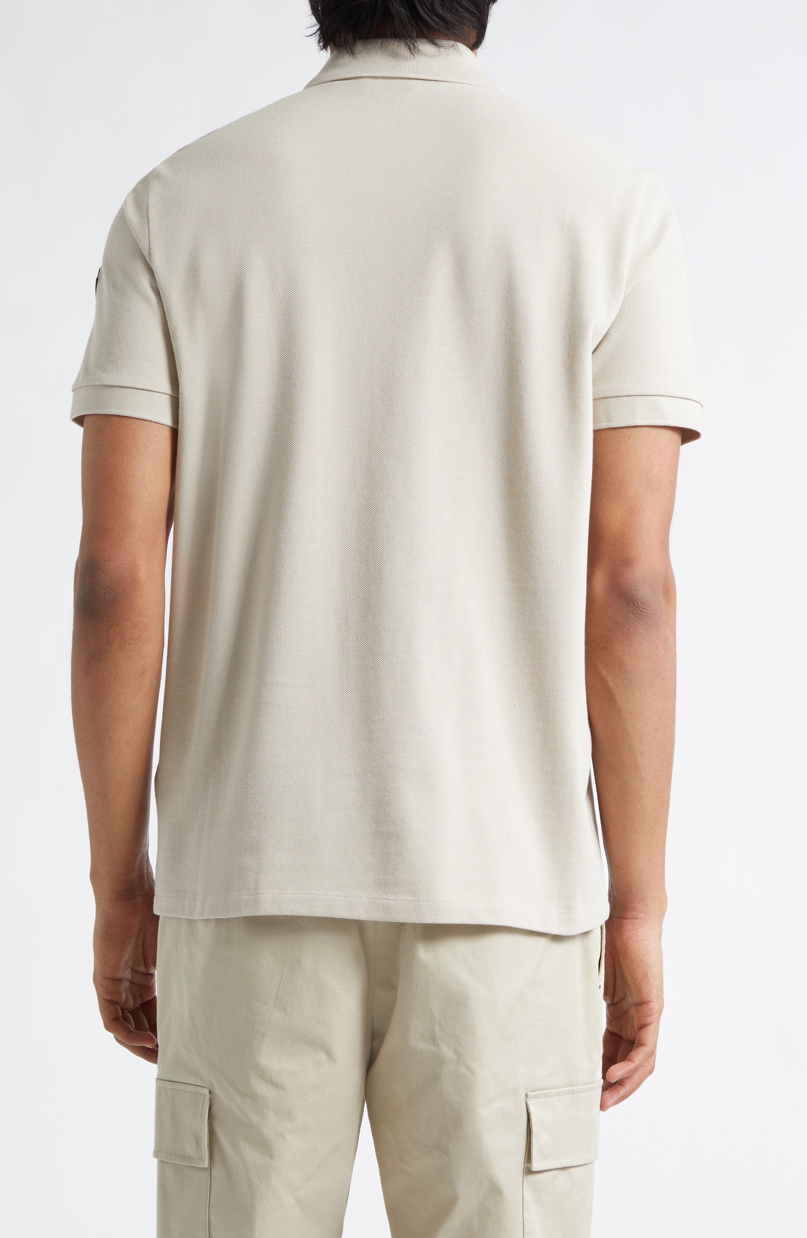 Cotton Pique Zip Polo - image 4