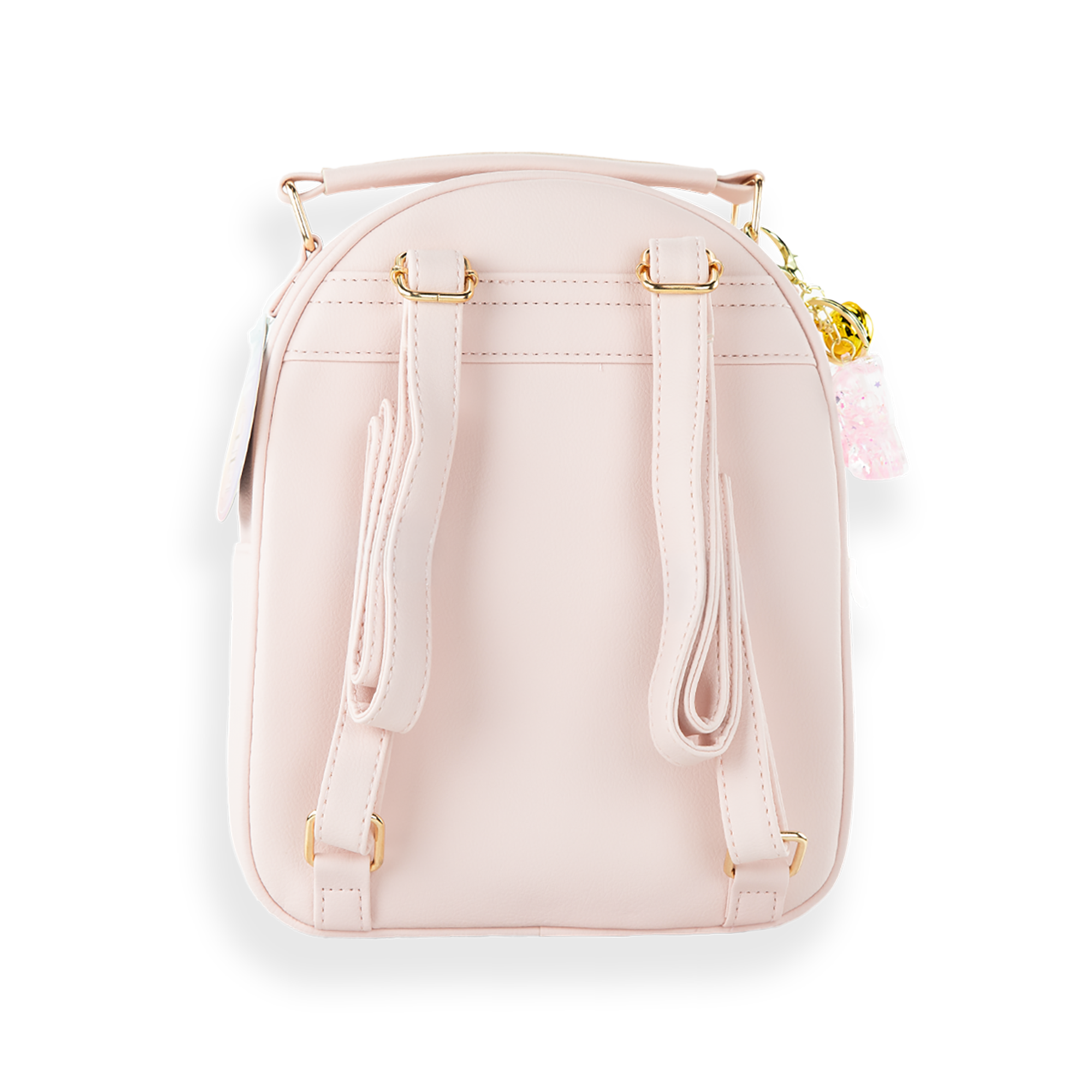 Blush Butterfly Quilted Mini Backpack Set, Alternate, color, Dustry Blush
