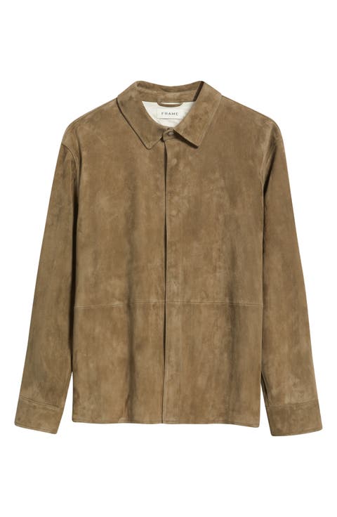 Suede Shirt Jacket