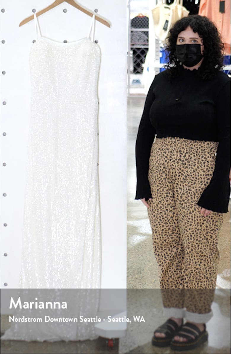 Strapless Sequin Gown, sales video thumbnail