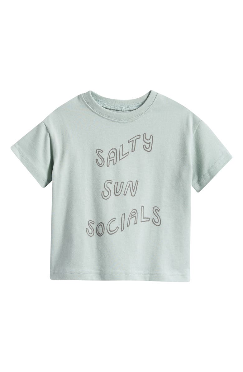 OTTER AVENUE Cotton Graphic T-Shirt, Main, color, Blue Powder Salty Sun