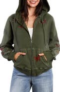 Billy T Butterfly Front Zip Hoodie