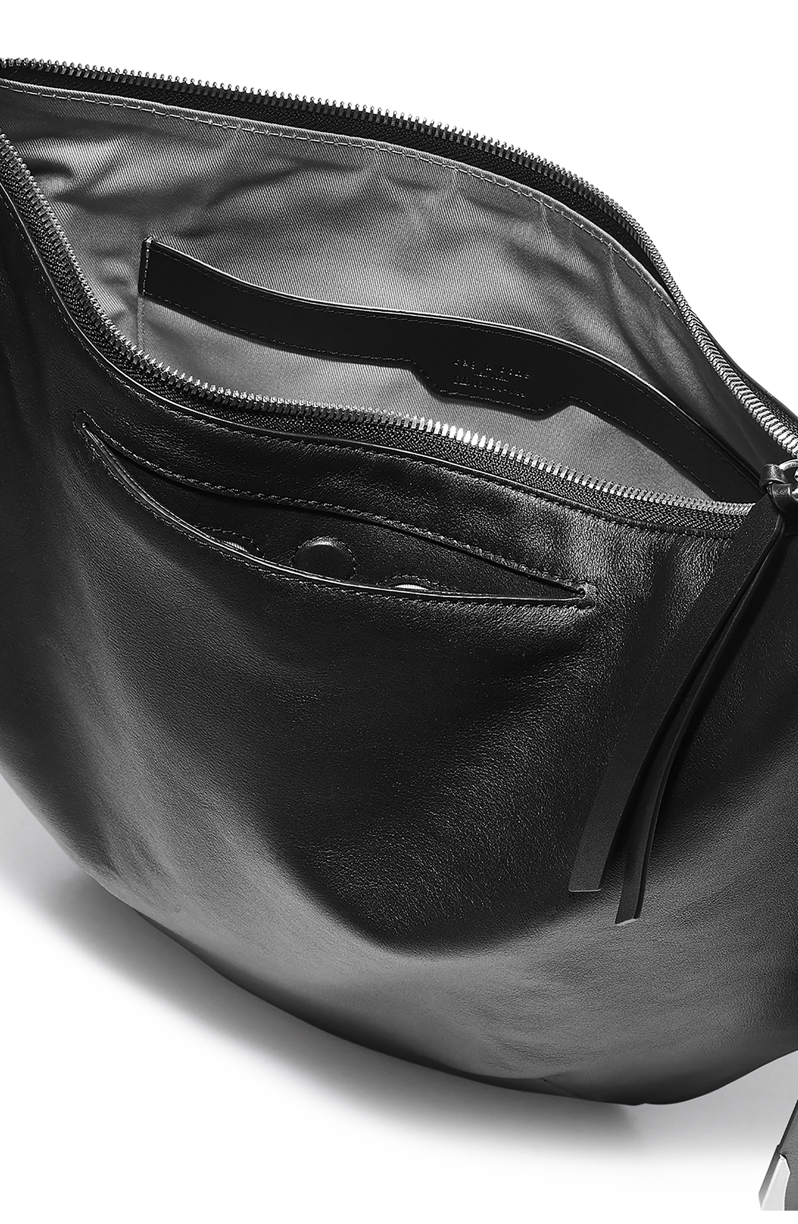 rag & bone Spire Leather Hobo Bag, Alternate, color, 