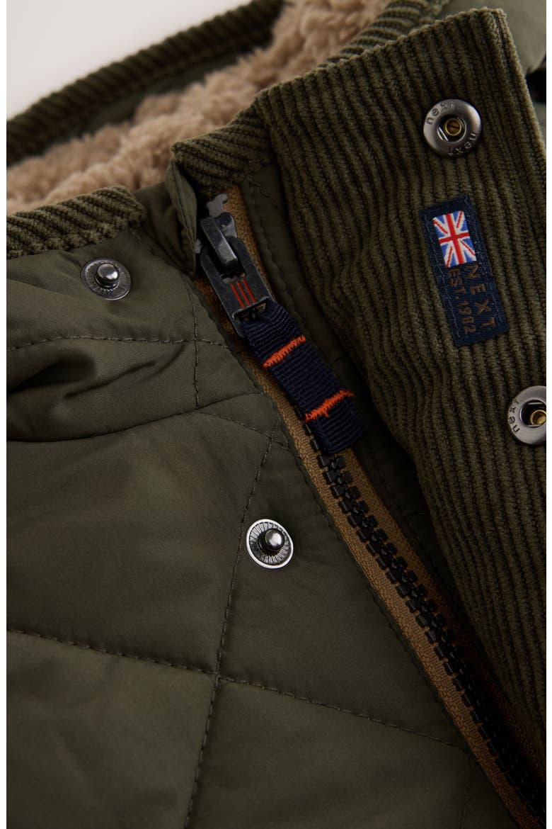 Kids' Diamond Quilted Jacket, Alternate, color, GREEN