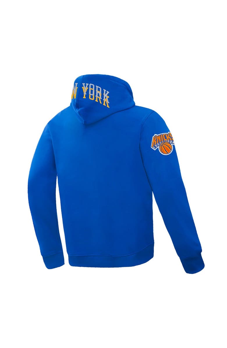 PRO STANDARD Men's Pro Standard Blue New York Knicks 2024/25 City Edition Pullover Hoodie, Alternate, color, 