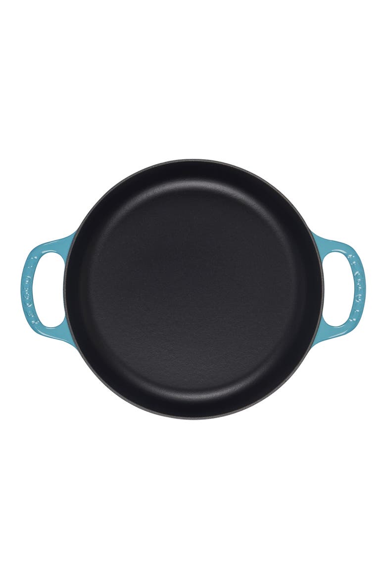 Signature Enamel Cast Iron Everyday Pan, Alternate, color, SEA SALT