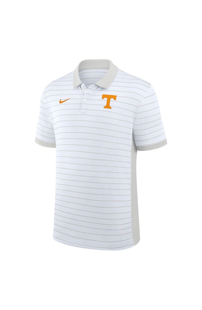 Nike Men's Nike White Tennessee Volunteers 2025 Early Season Coaches Sideline Victory Stripe Performance Polo, Alternate, color, White