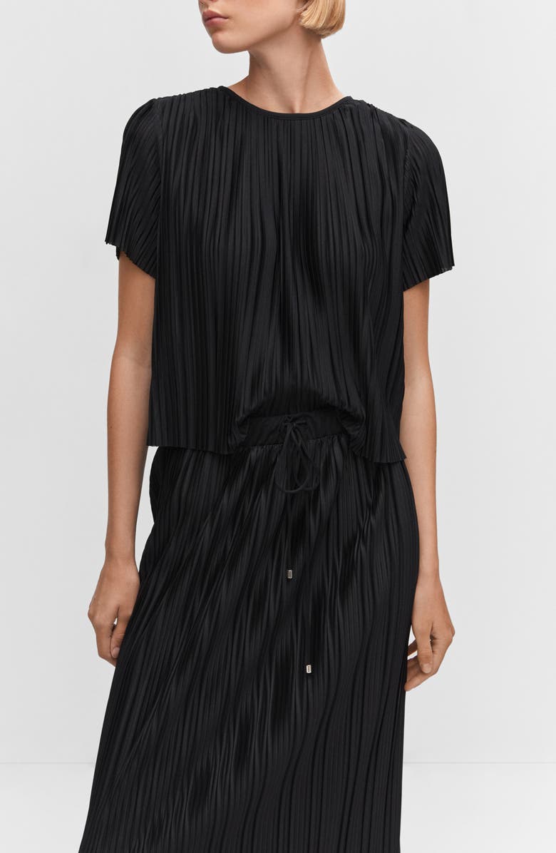 MANGO Pleated Skirt, Alternate, color, 
