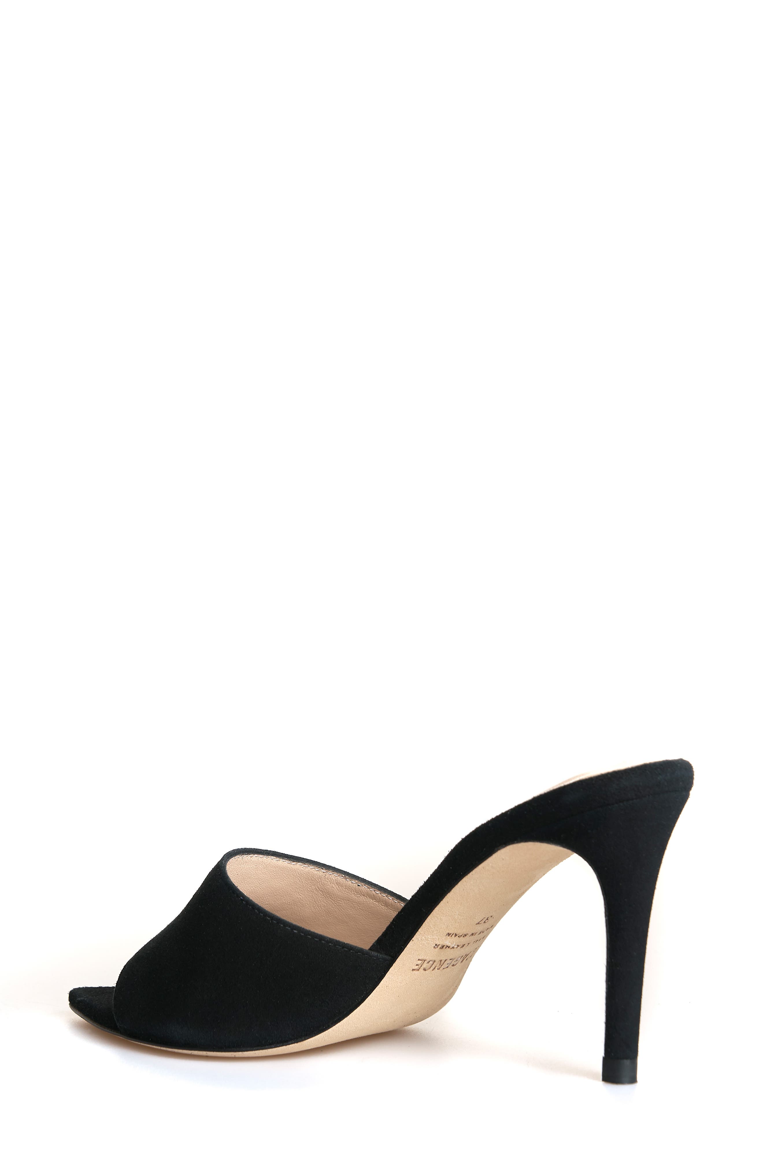 Open Toe Sandal, Alternate, color, BLACK
