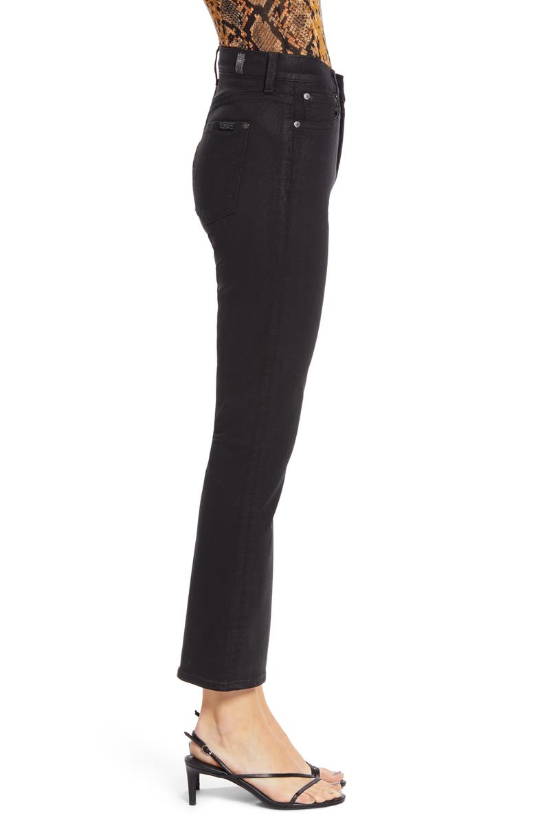 7 For All Mankind <sup>®</sup> Slim High Waist Ankle Kick Jeans, Alternate, color, 