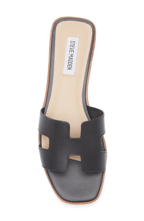 Steve Madden Hadyn Slide Sandal In Black
