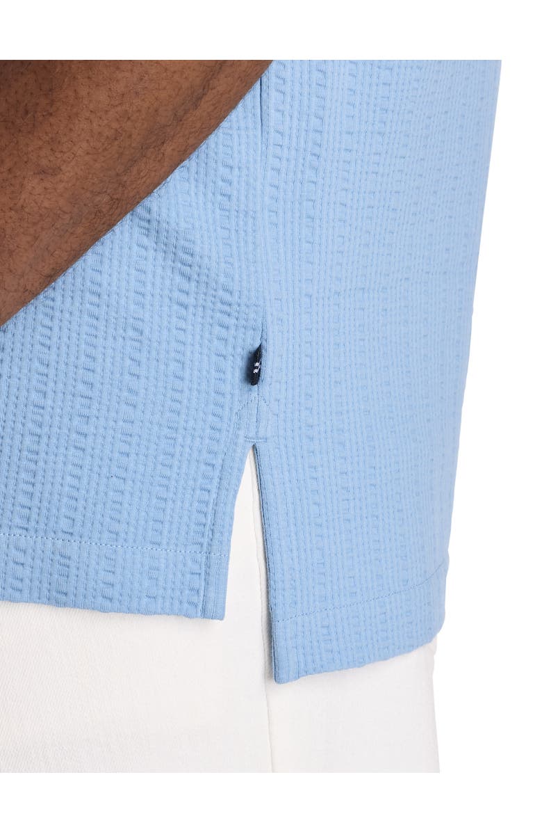 Nautica Big & Tall Button-Down Seersucker Polo Shirt, Alternate, color, Allure