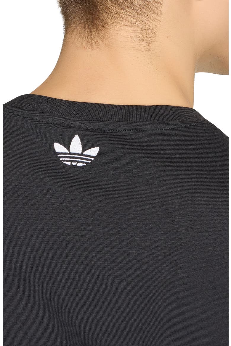 Anime Soccer Cotton Graphic T-Shirt, Alternate, color, BLACK/ /