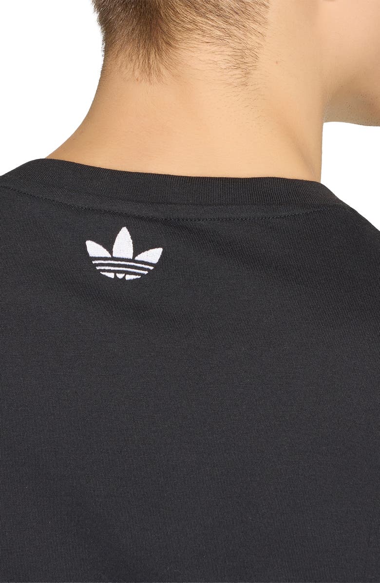 adidas Anime Soccer Cotton Graphic T-Shirt, Alternate, color, Black/ /