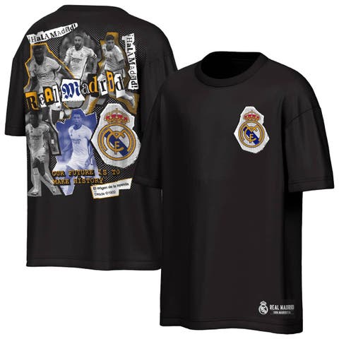 Men's Outerstuff  Black Real Madrid Oversized Ransom T-Shirt