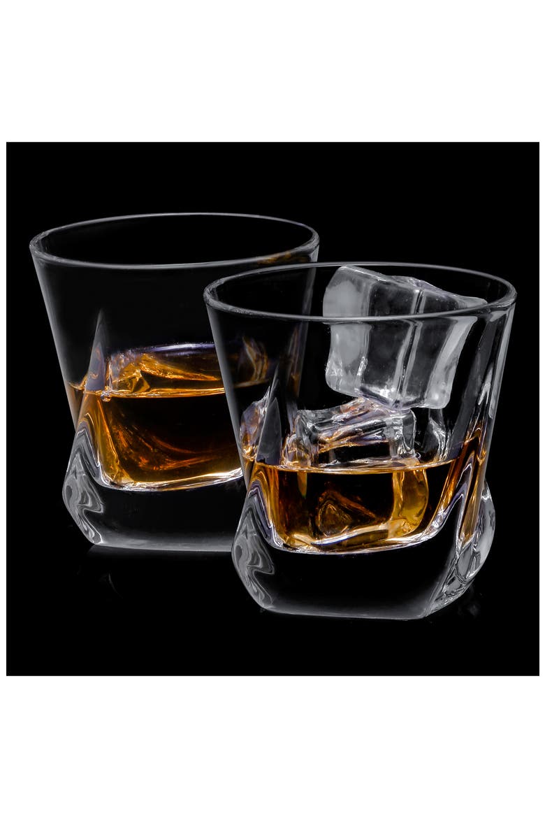 Aurora Double Old Fashioned Glass - Set of 4, Alternate, color, CLEAR
