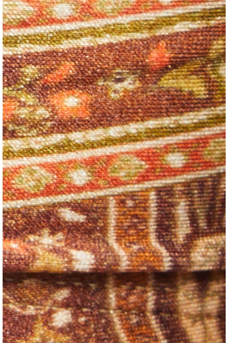 Mahon Scarf Tie Strapless Bikini Top, Alternate, color, TANGERINE PAISLEY