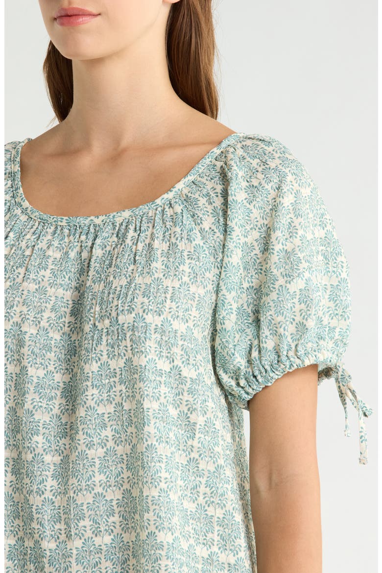 Clio Tiered Minidress, Alternate, color, OLIVA PRINT