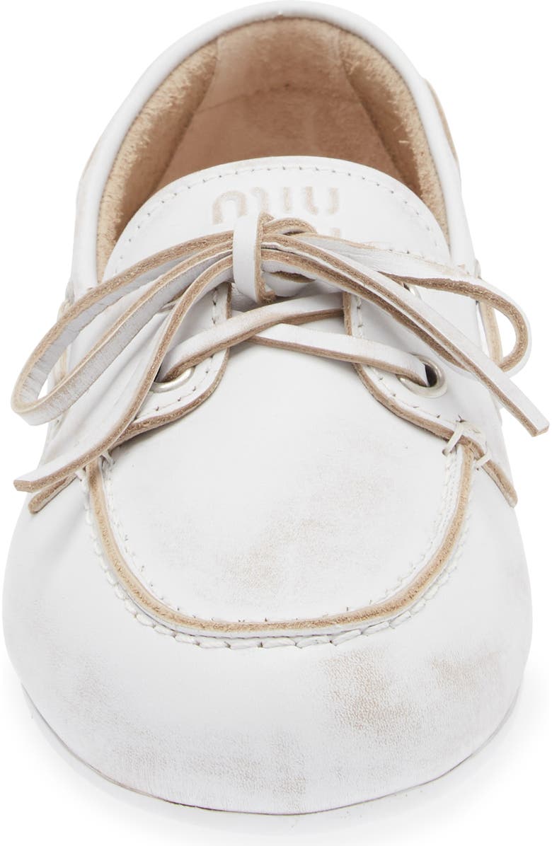Miu Miu Boat Shoe, Alternate, color,