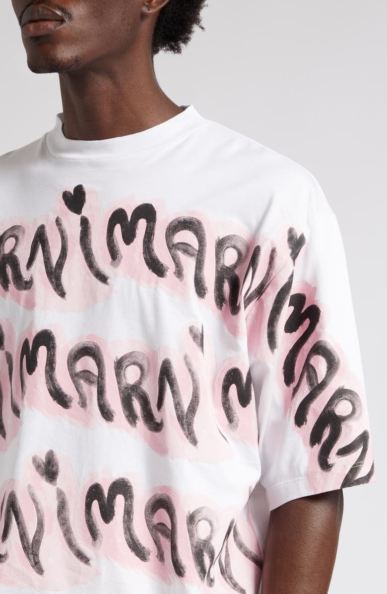 Marni Logo Graphic T-Shirt, Alternate, color, 